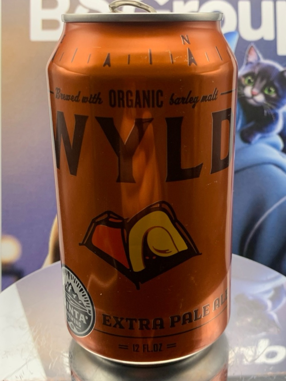 Vintage Beer Can WYLD Extra Pale Ale Brewed WIth Organic Barley Tab Empty